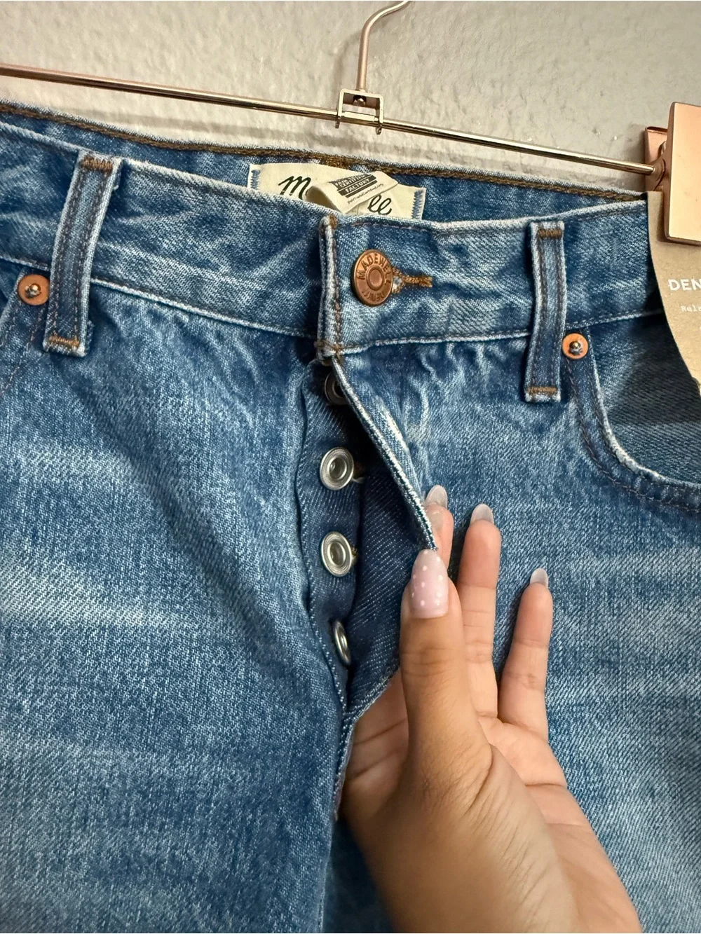 Madewell Long Denim Shorts